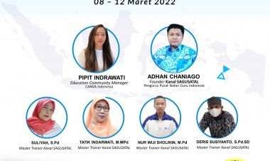 Suasana di Hari Kedua TOT Poster Digital Berbasis Canva di Kelompok 3