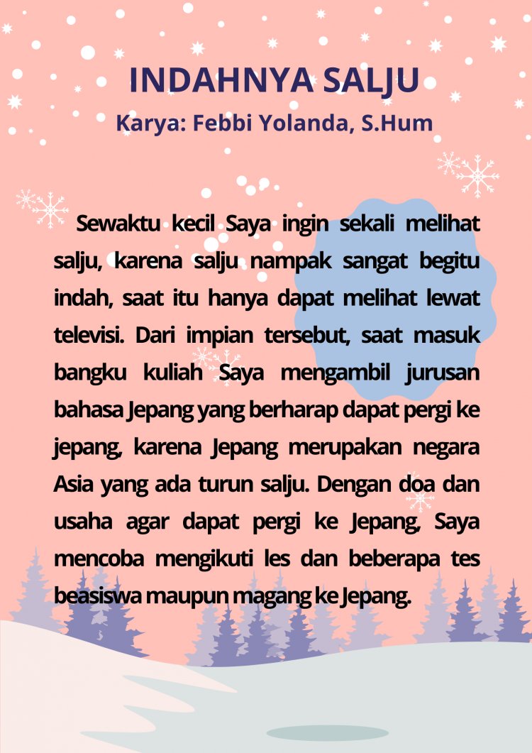 INDAHNYA SALJU