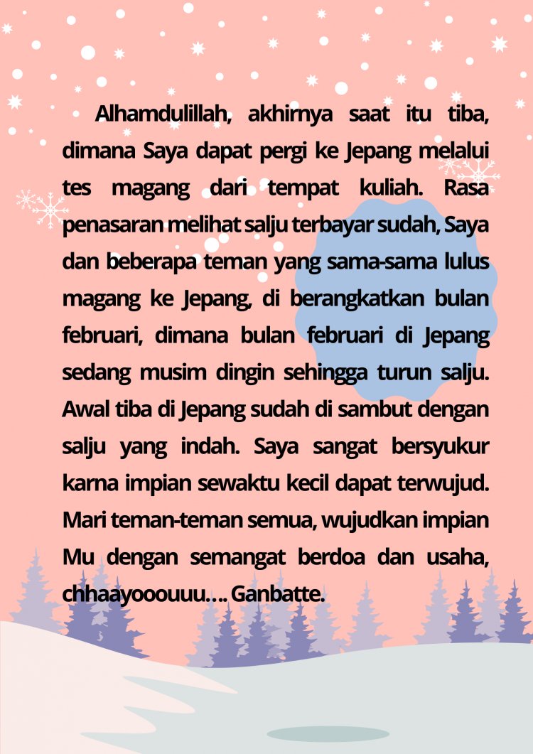 INDAHNYA SALJU