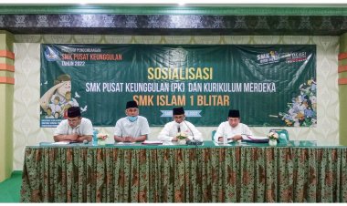 Sosialisasi Program Sekolah Menengah Kejuruan Pusat Keunggulan di SMK Islam 1 Blitar