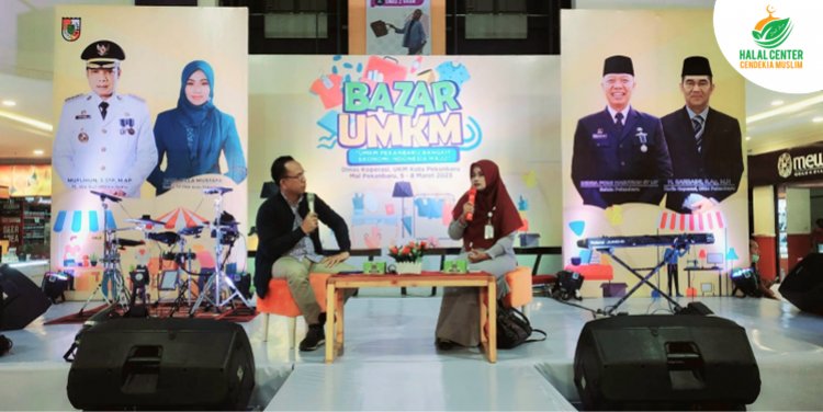 Talk Show Sertifikat Halal Skema Self Declare Bersama HCCM KP Riau di Mall Pekanbaru