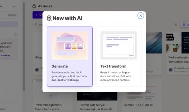 Manfaat Gamma.app dalam Membuat Presentasi yang Menarik dan Profesional Bagi Guru