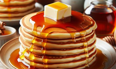 Pancake Lezat dengan Sirup Maple dan Butter: Resep Sederhana untuk Pencinta Sarapan Manis