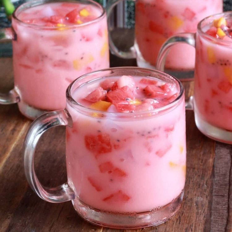 Segarnya Buka Puasa dengan Es Semangka Susu: Resep Takjil Lezat dan Sehat