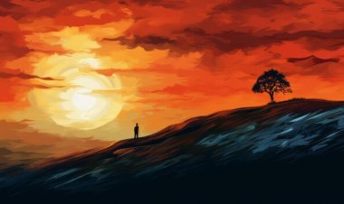 Lukisan Bayang Senja